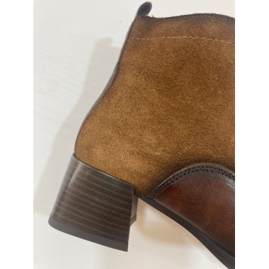 BOTIN KAOLA COMBINADDO CUERO-CAMEL