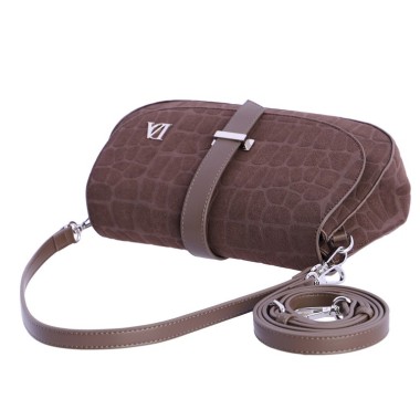 BOLSO D. ALGODON MARRON