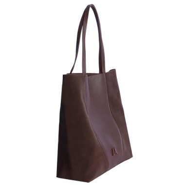 BOLSO D. ALGODON MARRON