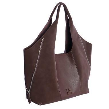 BOLSO D. ALGODON MARRON