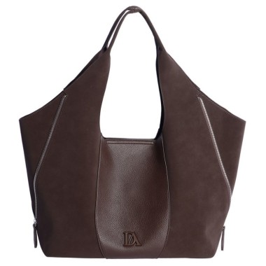 BOLSO D. ALGODON MARRON