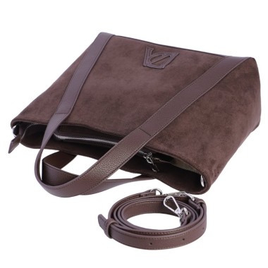 BOLSO D. ALGODON MARRON