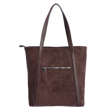 BOLSO D. ALGODON MARRON