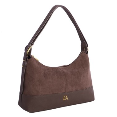 BOLSO D. ALGODON MARRON