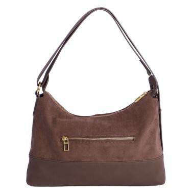 BOLSO D. ALGODON MARRON