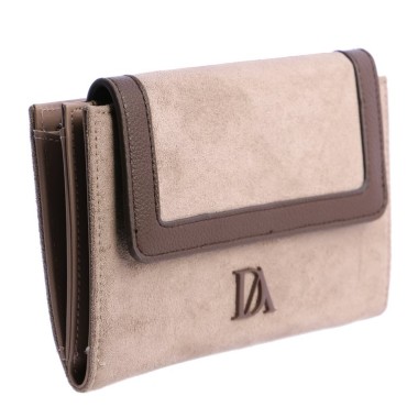 CARTERA D. ALGODON TAUPE