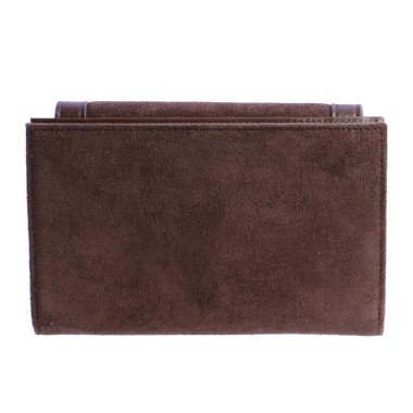 CARTERA D. ALGODON MARRON